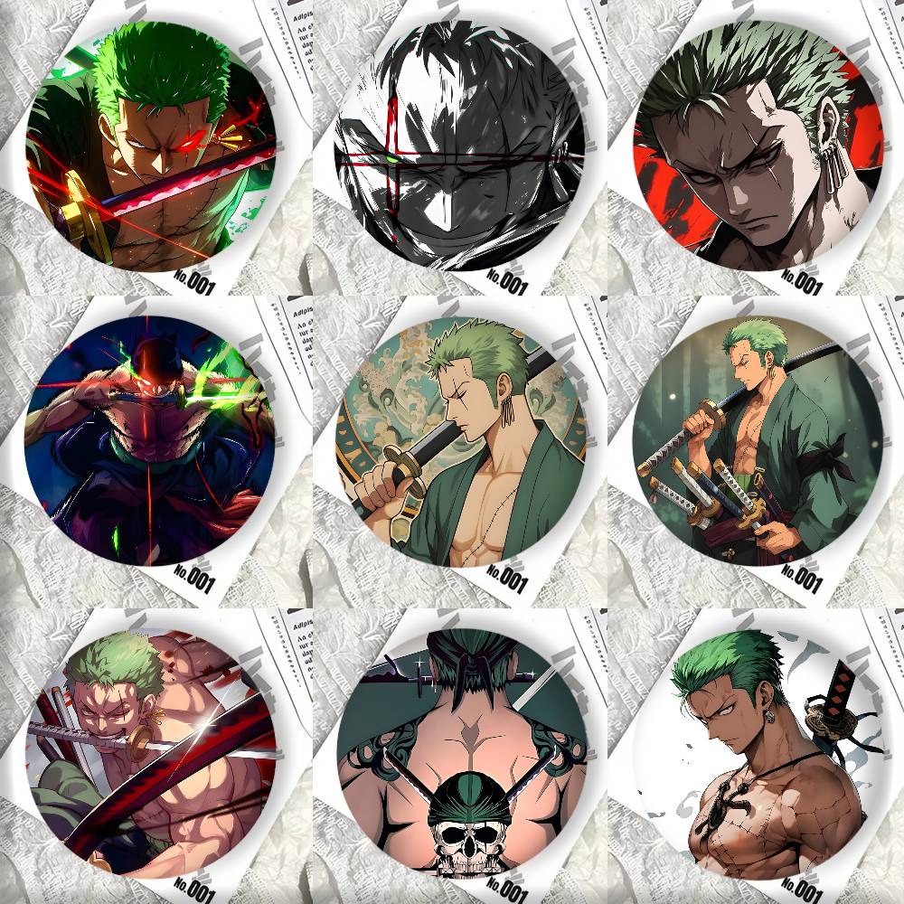 Cosplay Zone Anime Friends - 애니메이션 멋진 R-Roronoa Z-Zoro 만화 배지