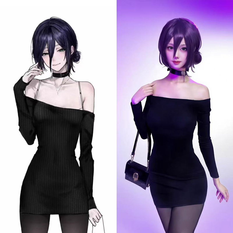 Anime Cosplay Chainsaw Man - 애니메이션 체인소맨 레제 코스프레 의상 여성