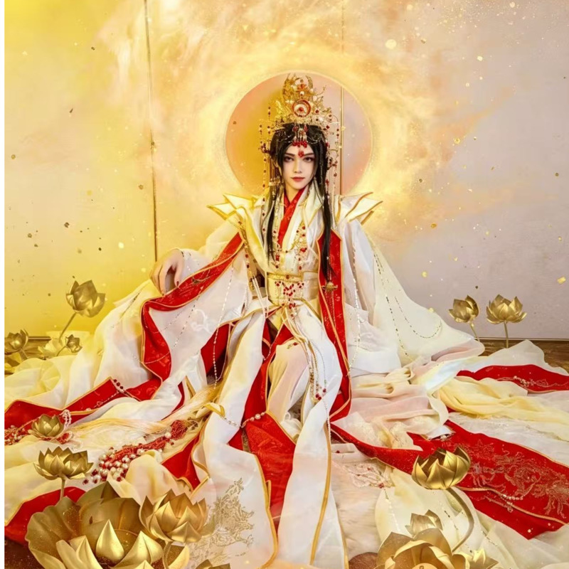 Anime Cosplay Red - 천상의 관료들이 기뻐하는 신 Xie Lian의