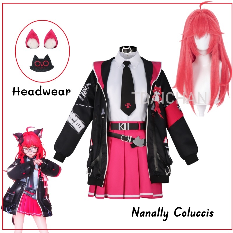 Anime Cosplay Cat - Neverness To Everness Nanally Coluccis 코스프레