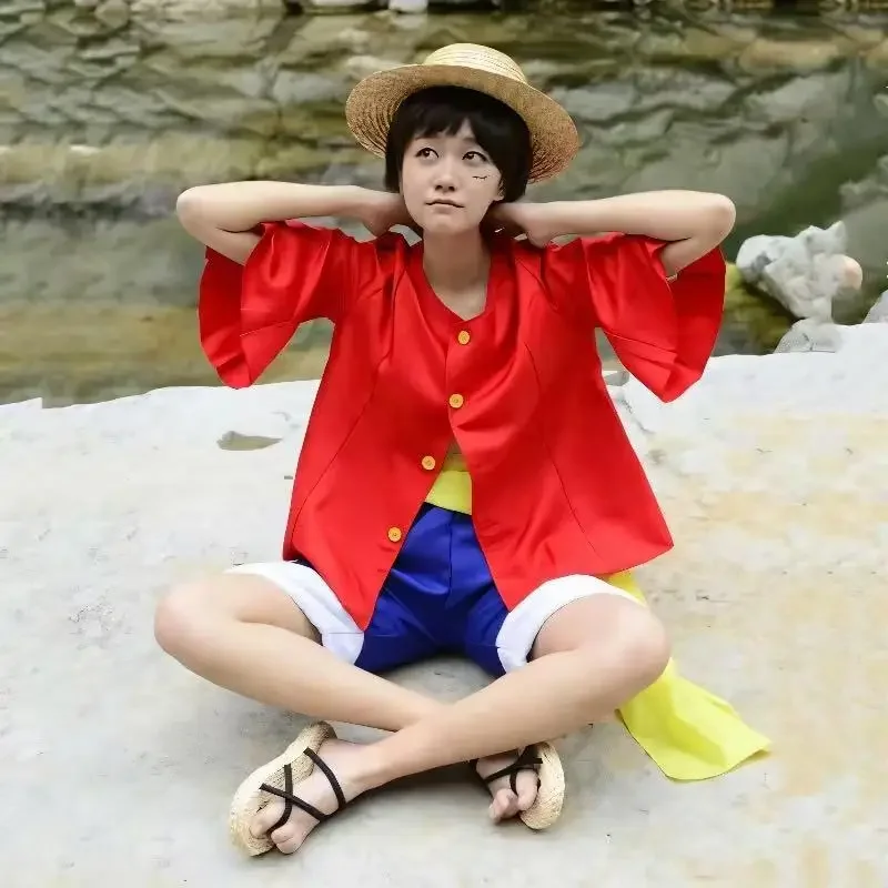 할로윈 애니메이션 M-몽키 D 루피 풀세트 코스프레 의 - Anime Cosplay Luffy 리뷰 및 가격