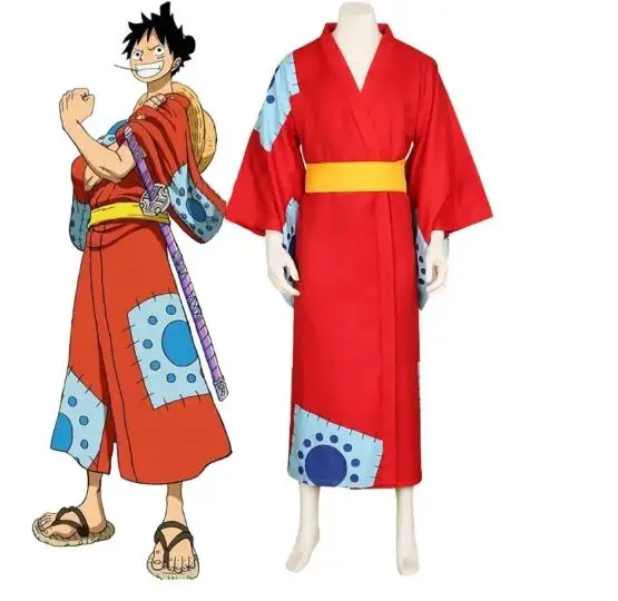 애니메이션 루피 코스프레 의상, 와노쿠니 몽키 코스프레 - Anime Cosplay Luffy 리뷰 및 가격