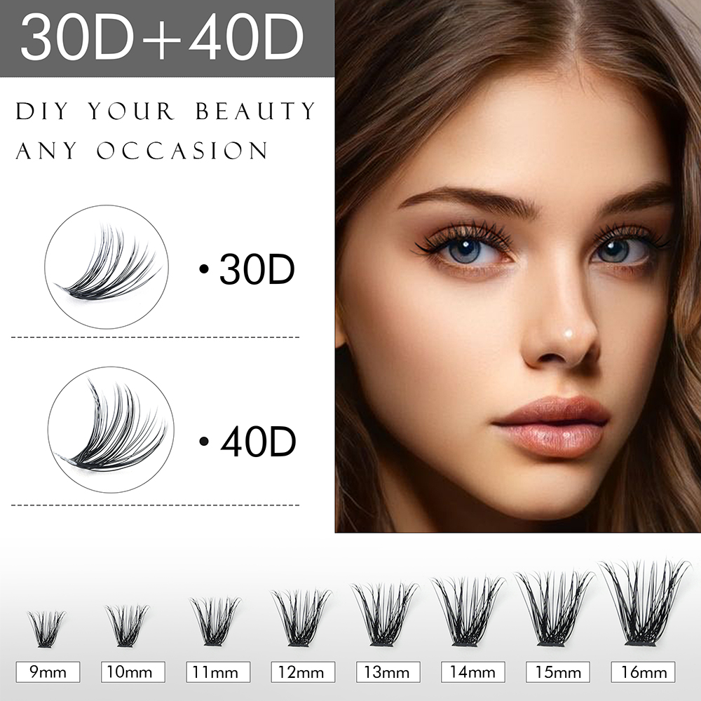 윙클루어 DIY 속눈썹 클러스터 믹스 트레이 캣아이 래 - Anime Cosplay Lashes 리뷰 및 가격