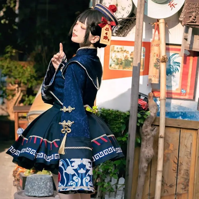로리타 중국 스타일 달콤한 드레스 귀여운 애니메이션 좀 - Anime Cosplay In Chinese 리뷰 및 가격