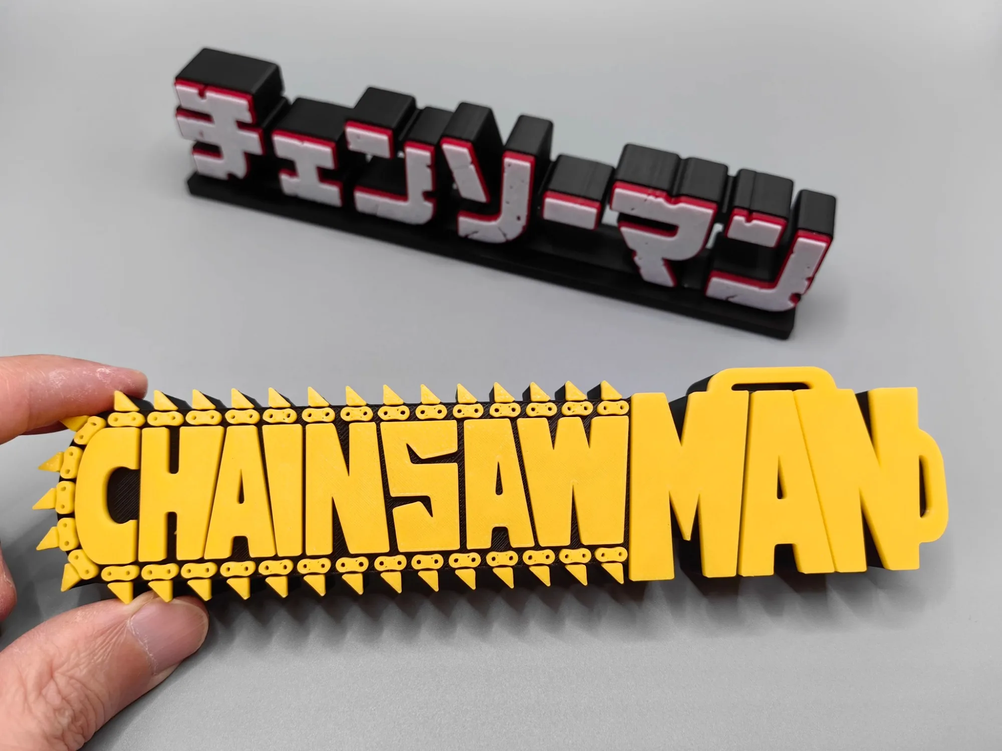 애니메이션 전기 톱 남자 3D 로고 모델 인형 간판 D - Anime Cosplay Chainsaw Man 리뷰 및 가격