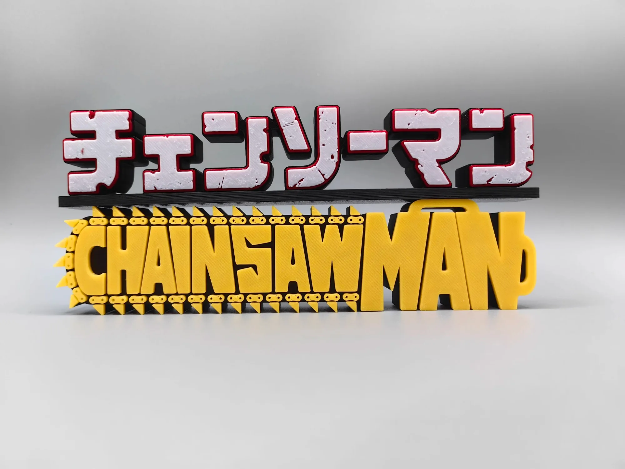애니메이션 전기 톱 남자 3D 로고 모델 인형 간판 D - Anime Cosplay Chainsaw Man 리뷰 및 가격