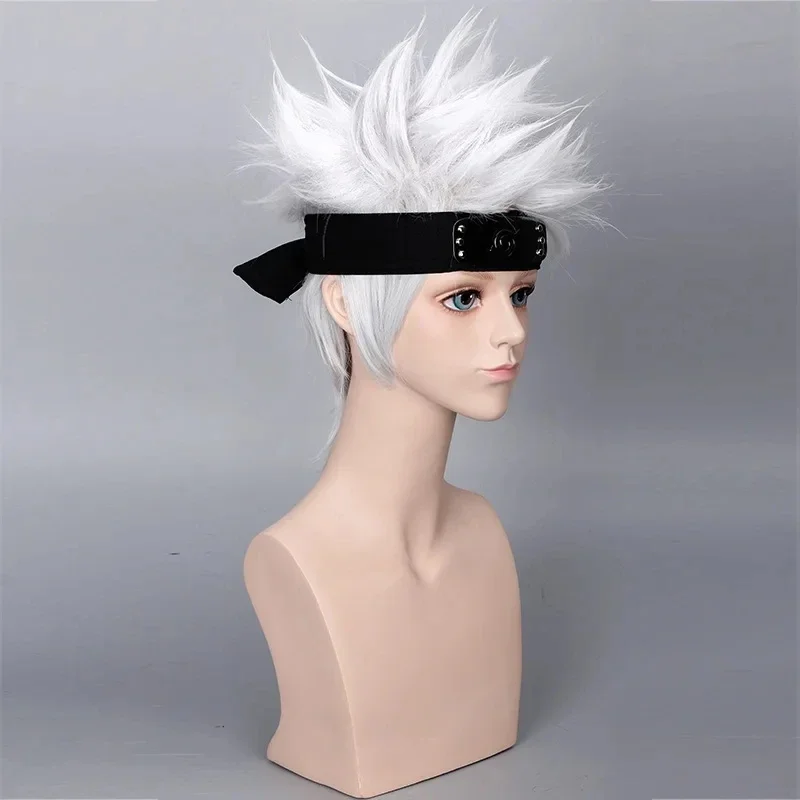 Anime Hatake Kakashi 짧은 합성 가발  - Anime Cosplay Naruto 리뷰 및 가격
