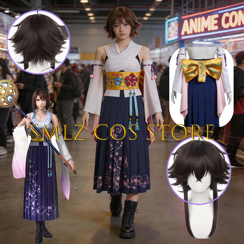 Smlz FFX 유나 코스프레 애니메이션 FF10 X  - Women Anime Cosplay 리뷰 및 가격