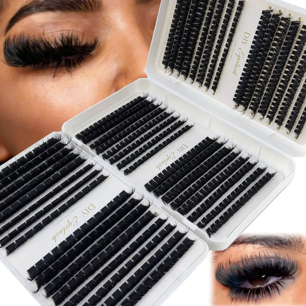 HBZGTLAD 200D-60D 바텀 앤 포인티드 속눈 - Anime Cosplay Lashes 리뷰 및 가격