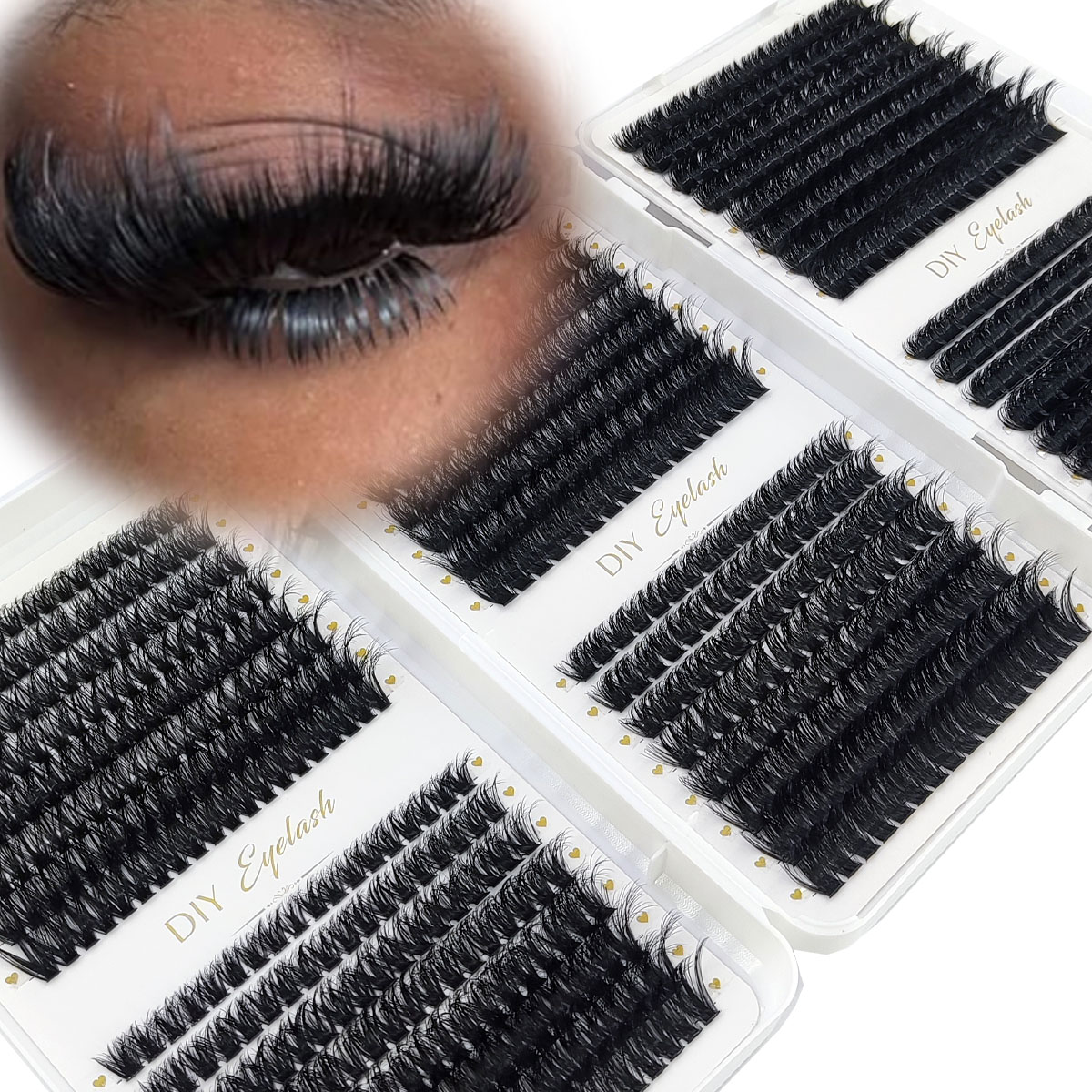 HBZGTLAD 200D-60D 바텀 앤 포인티드 속눈 - Anime Cosplay Lashes 리뷰 및 가격