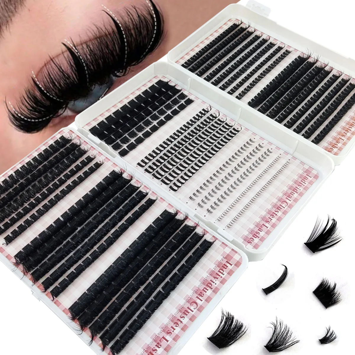 HBZGTLAD 200D-60D 바텀 앤 포인티드 속눈 - Anime Cosplay Lashes 리뷰 및 가격