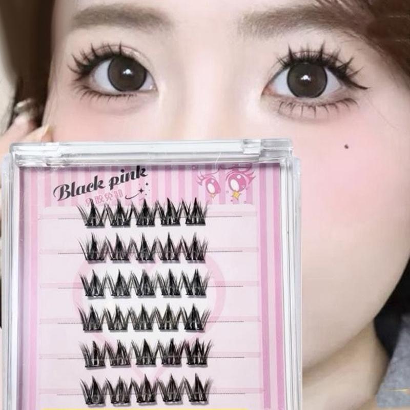 6줄 DIY 분할형 인조 속눈썹 만화풍 인조 속눈썹 자 - Anime Cosplay Lashes 리뷰 및 가격