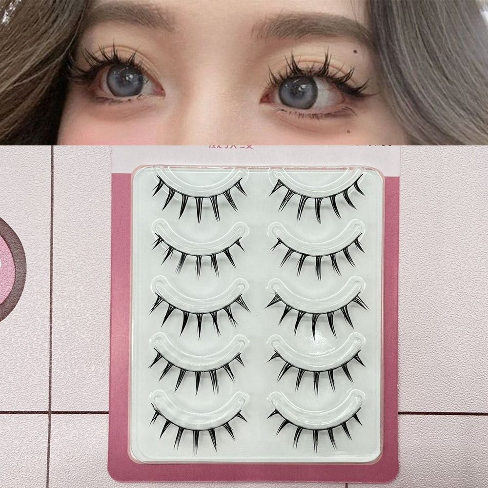 5쌍 팩 일본 코스프레 인조 속눈썹 드라마틱하고 풍성한 - Anime Cosplay Lashes 리뷰 및 가격