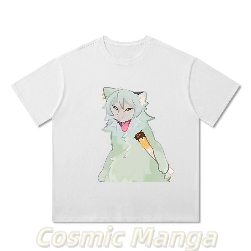 코스프레 체인스모커 고양이 야니 네코 프린트 이타 티셔 - Anime Cosplay Cat 리뷰 및 가격