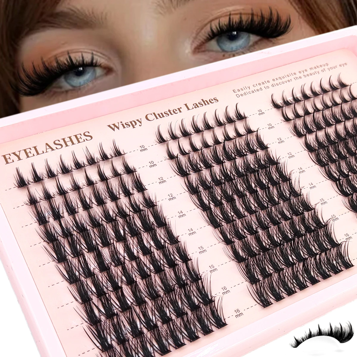 AMSDCN 만화 속눈썹 클러스터, 가볍고 풍성한 요정 - Anime Cosplay Lashes 리뷰 및 가격