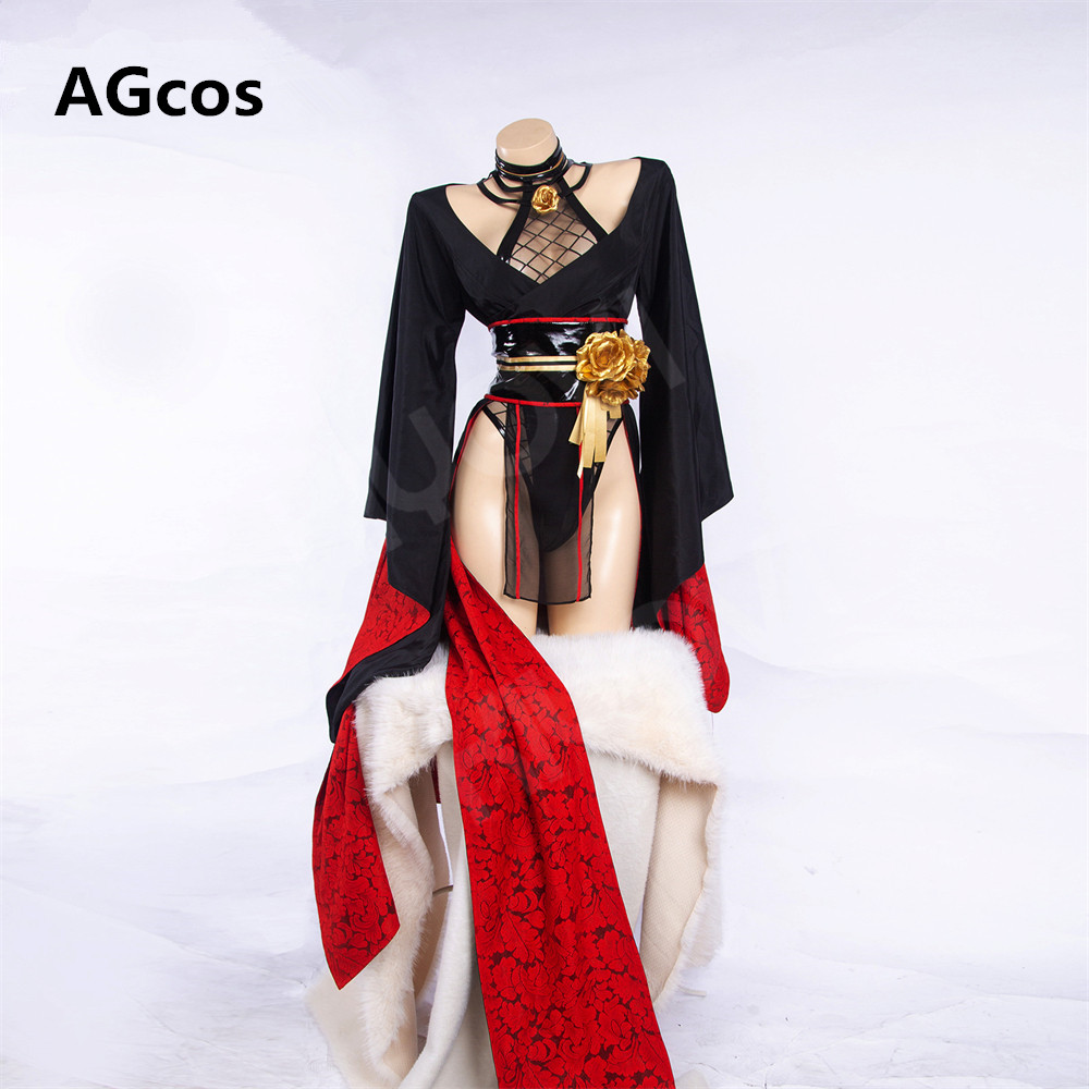 AGCOS 코스튬 기모노 치파오 원피스 여성 섹시 코스 - Anime Cosplay Yor 리뷰 및 가격
