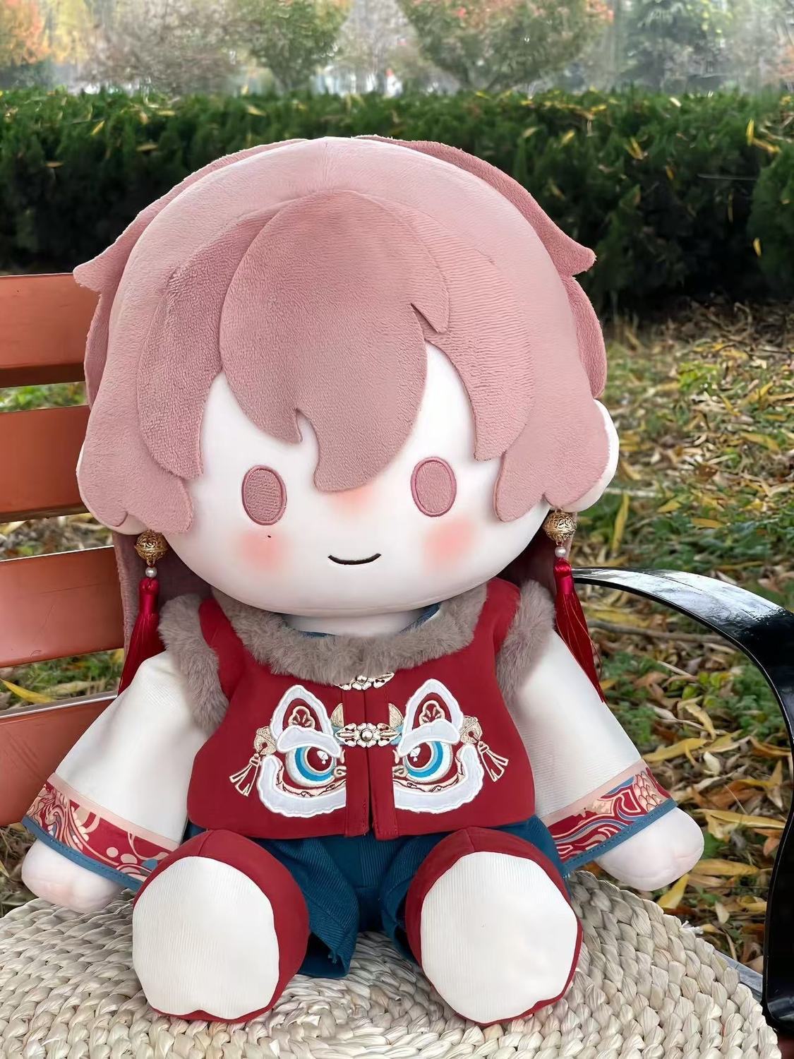 40cm 인형 새해 의상, 중국 고대 스타일, 앉아있는 - Anime Cosplay In Chinese 리뷰 및 가격