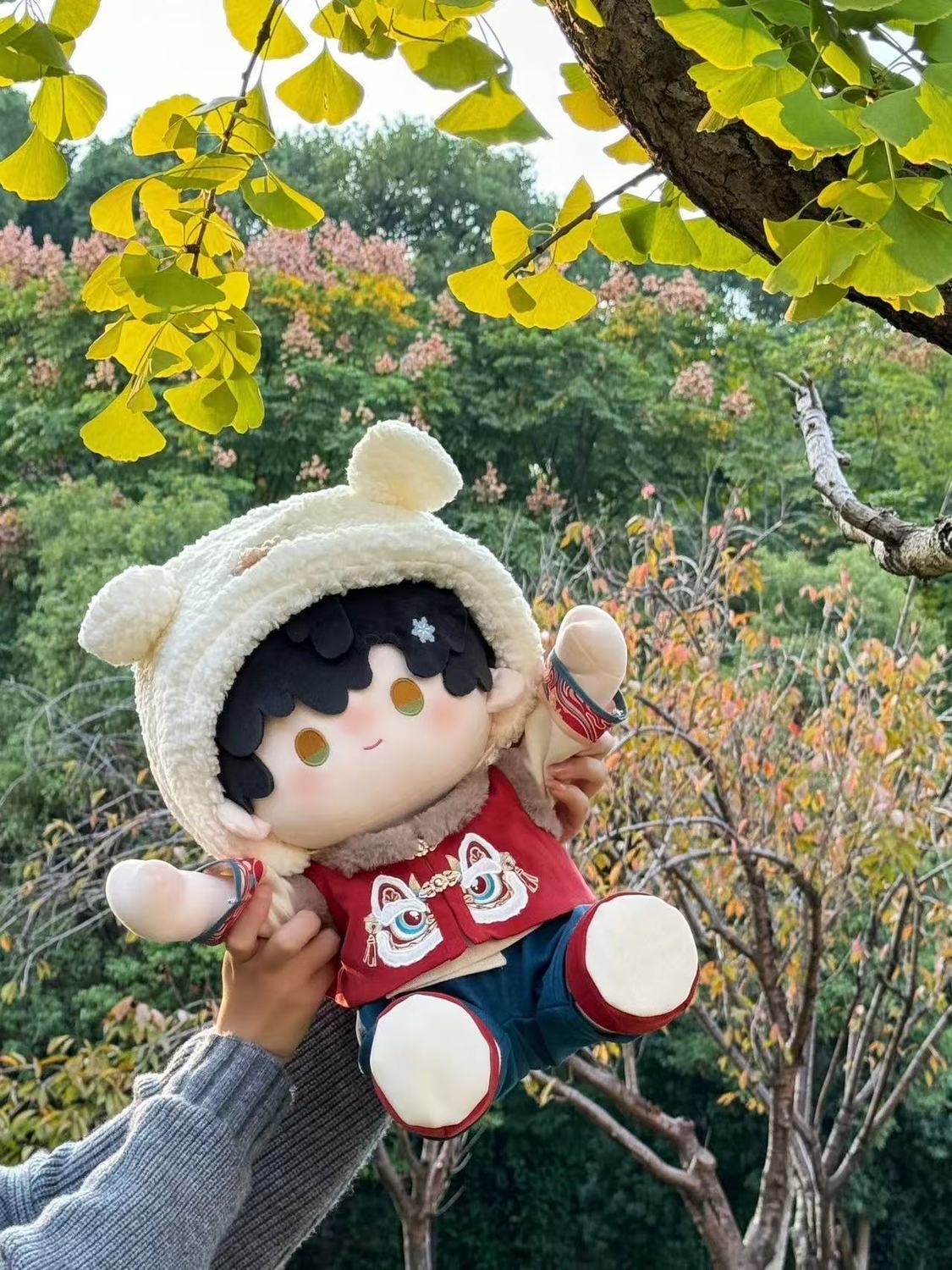 40cm 인형 새해 의상, 중국 고대 스타일, 앉아있는 - Anime Cosplay In Chinese 리뷰 및 가격